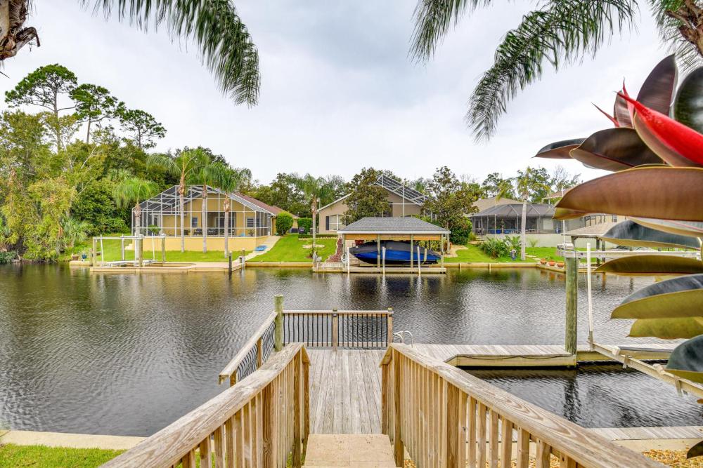 On-Site Canal Access Luxe Home in Palm Coast!